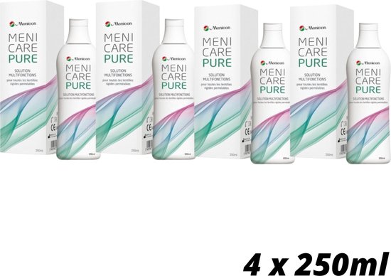 Menicare PURE - lenzenvloeistof | 4x 250ml