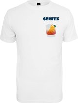 Mister Tee - Vintage Spritz Heren T-shirt - XL - Wit