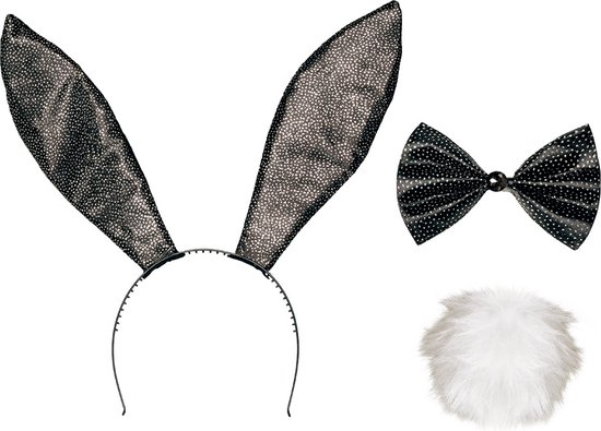 Boland 33018 - Haarreif Dazzling Bunny, glitzernde Tiara mit Hasenohren, Hase, Kaninchen, Tierkostüm, Karneval, Fasching
