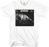 The Beatles - Revolver Studio Heren T-shirt - 2XL - Wit