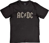 AC/DC - Logo Heren T-shirt - L - Zwart