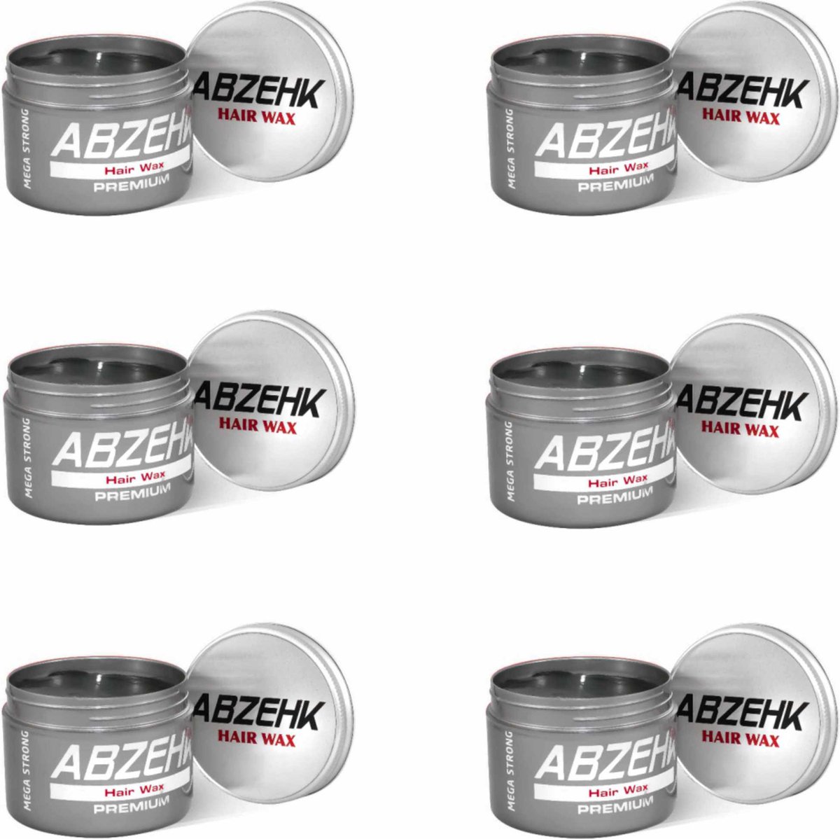 Abzehk Haarwax Mega Strong Wax - 900 ml - 6x 150 ml