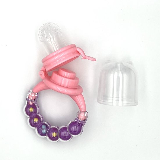Baby Fruitzuiger & 3 Fopspenen Beige 100% Siliconen Fopspeen Met Bijtring Fruitfopspeen Voor Fruit Groenten En Babyvoeding Bpa Vrij Broemba 2856625936