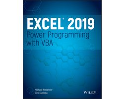 Omslag van Excel 2019 Power Programming with VBA