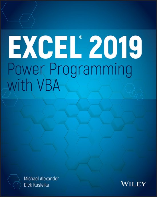 Excel 2019 Power Programming with VBA - cover