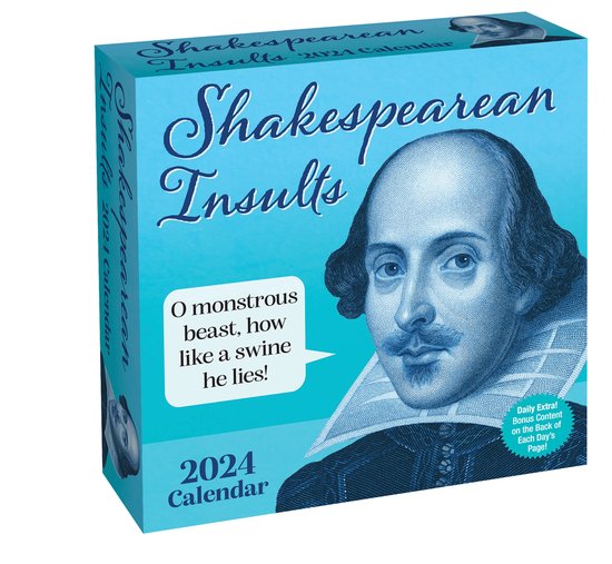 Shakespearean Insults 2024 DaytoDay Calendar, Andrews McMeel Shakespearean Insults 2025 Day-to-day Calendar