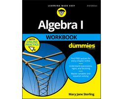 Omslag van Algebra I Workbook for Dummies