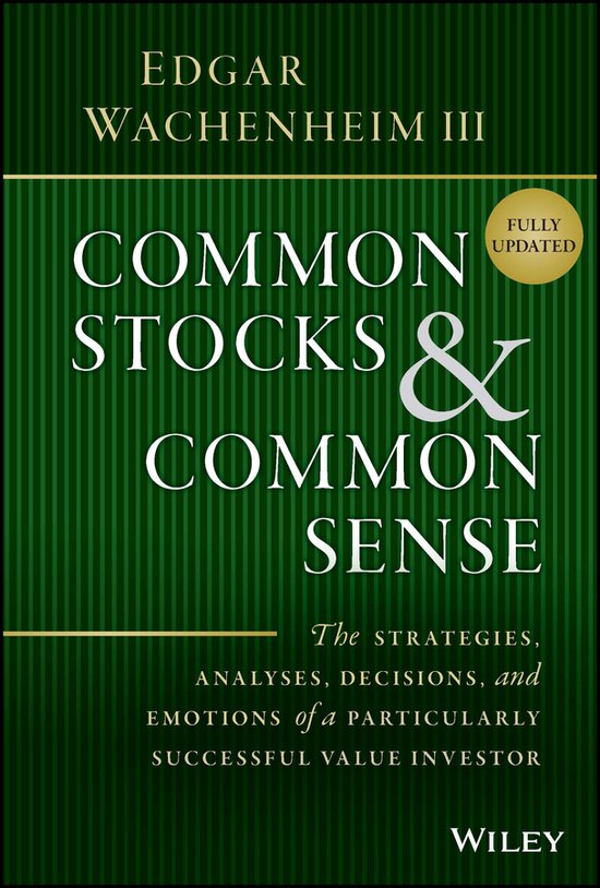Common Stocks and Common Sense - cover
