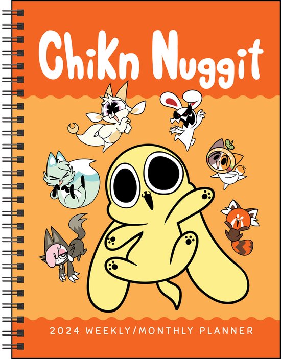 Chikn Nuggit 12Month 2024 Weekly/Monthly Planner Calendar, Kyra