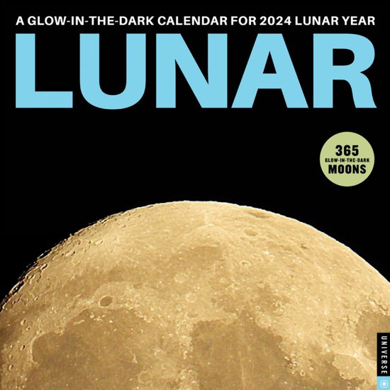Lunar 2024 Wall Calendar, Universe Publishing 9780789343376 Boeken