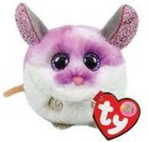 TY Puffies Mouse doudou Colby 8 cm