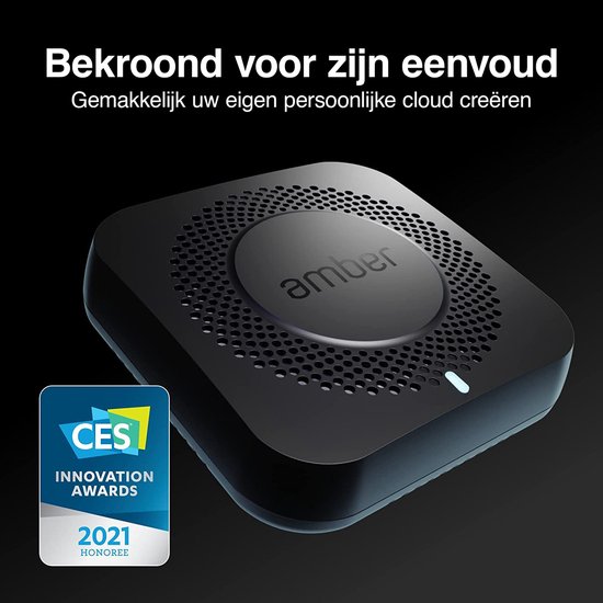 Amber X - Slimme Persoonlijke Hybride Cloud Opslag - NAS - 512 GB SSD - 6 Core ARM-Processor