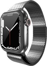 Acier, bracelet milanais Smartwatch - Convient au bracelet en maille métallique de luxe Apple Watch - noir - Strap-it Watchband / Wristband / Bracelet - Taille: 42 - 44 - 45 - 49mm