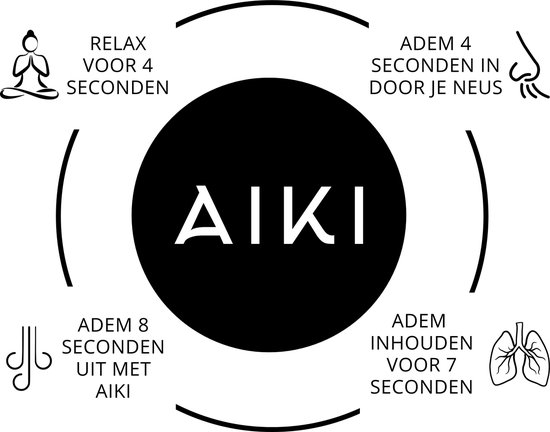 AIKI - Ademhalingsketting - Classic - Sterling Silver - Ademhaling - Ademketting - Ademhalingstrainer - Ademtrainer - Hyperventilatie hulpmiddel - AIKI YOUR PEACE OF MIND