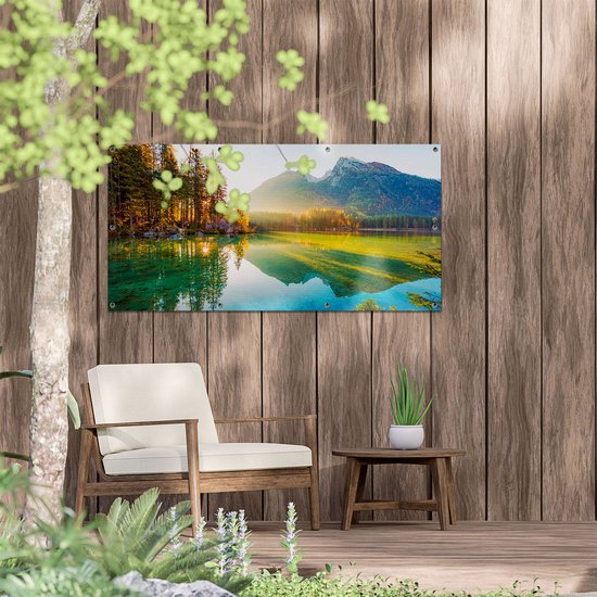 Tableau Sur Toile Tulup – 120x60 Cm, Paysage Prairie Et Soleil, Impression