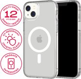 Tech21 Evo Clear - iPhone 14 Plus hoesje - Schokbestendig telefoonhoesje - Geschikt voor MagSafe - Transparant - 3,6 meter valbestendig