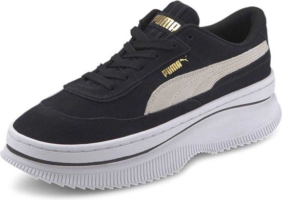 Puma Deva Suede Dames Sneakers - Puma Black / Marshmallow - EU 40