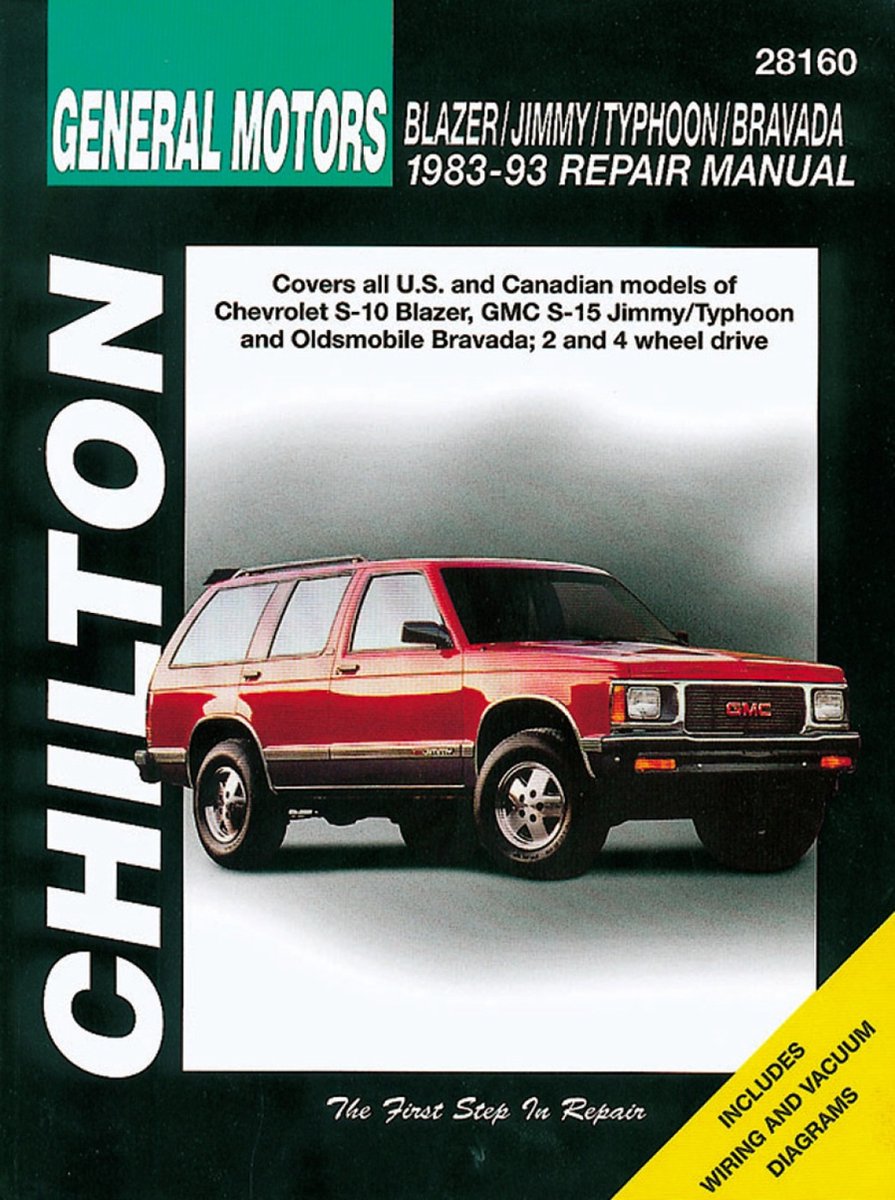 Chevrolet Blazer/Jimmy/Typhoon/Bravada (83 - 93) (Chilton) - Haynes