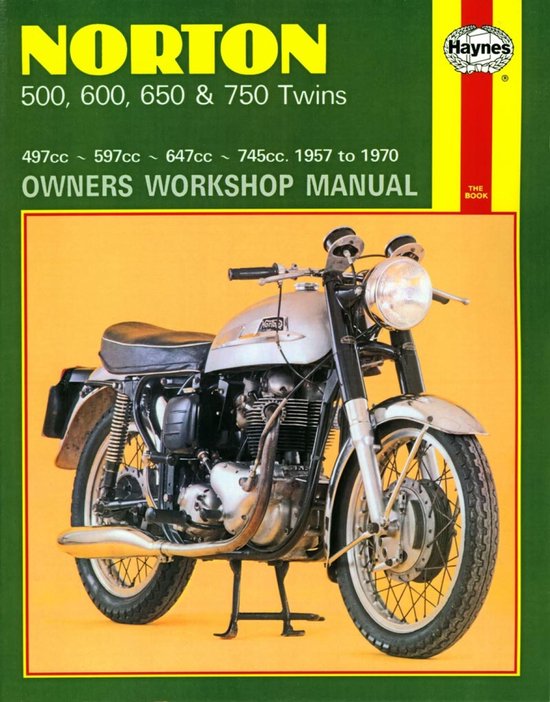Norton 500, 600, 650 & 750 Twins (57 - 70) Haynes Repair Man ... - cover