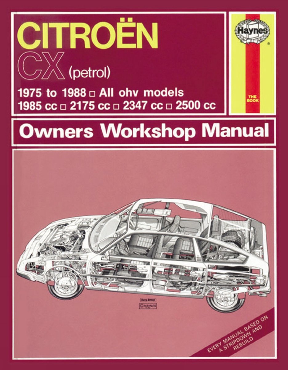 Citroen CX Petrol (75 - 88) Haynes Repair Manual - Haynes Publishing
