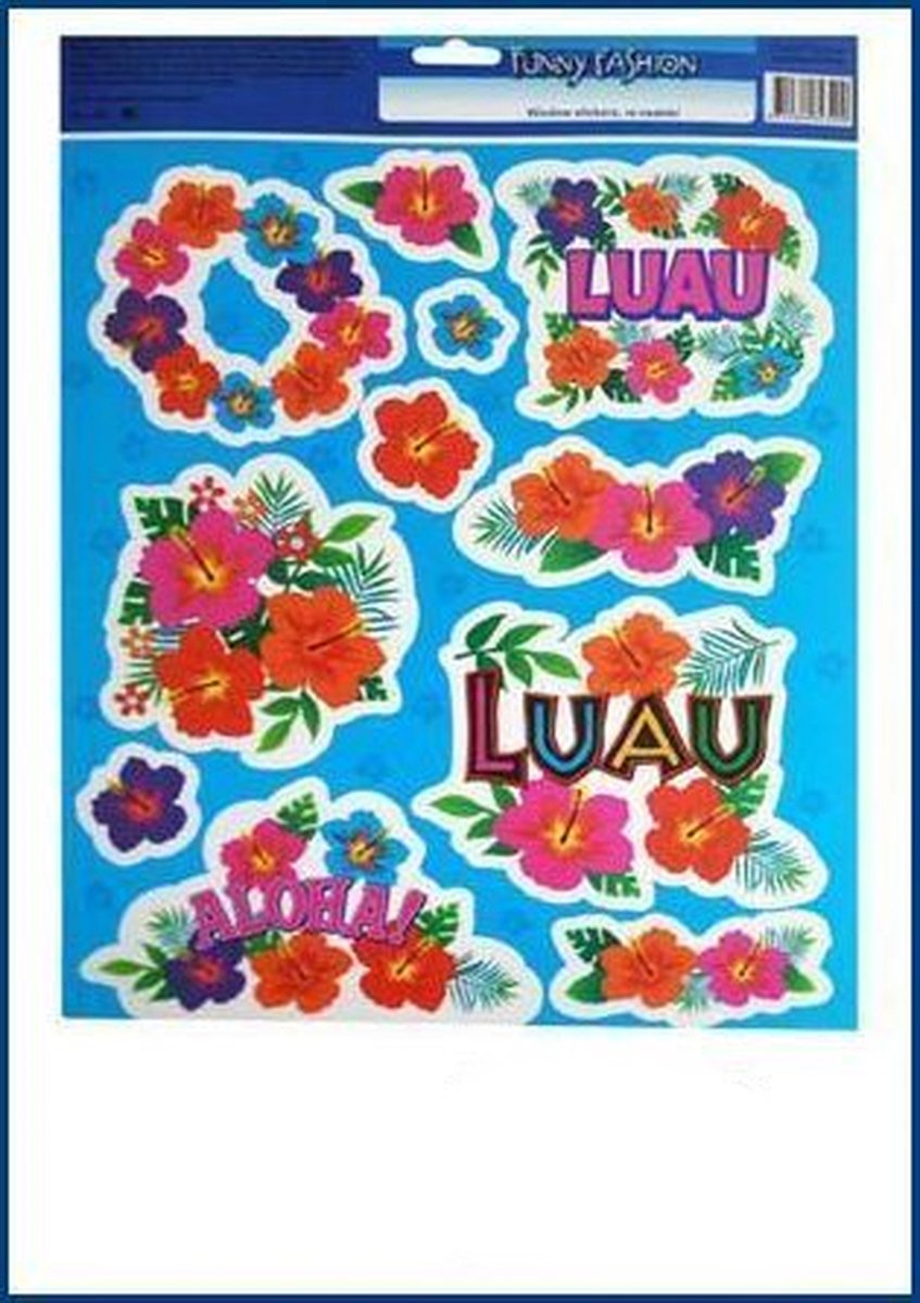 Raam sticker vel LUAU