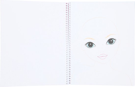 Depesche - TOPModel make-up Design Book - kleurboek - Depesche