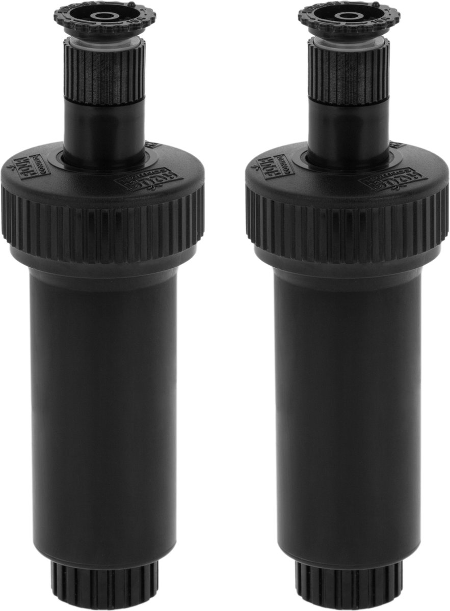 PrimeMatik - Set van 2 sprinklerunits met pop-up nozzle van 6 cm met een bereik van 2 tot 4 m