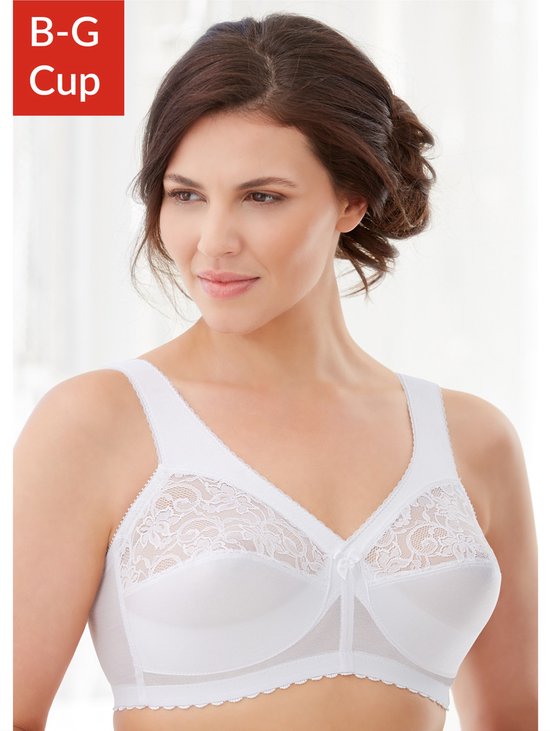 Steunende beha, magic lift wit Glamorise | La Redoute