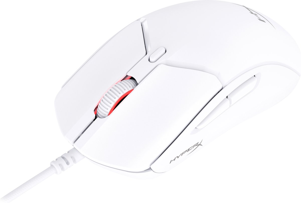 HyperX Pulsefire Haste 2 - Bedrade Gaming Muis - PC, PS5, PS4, Xbox Series X|S & Xbox One - Wit thumbnail 3
