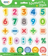 Stick'n Kleurrijke Sticky Notes - Educatief Speelgoed - Stickerboek - Nummers - Tekens - Smileys