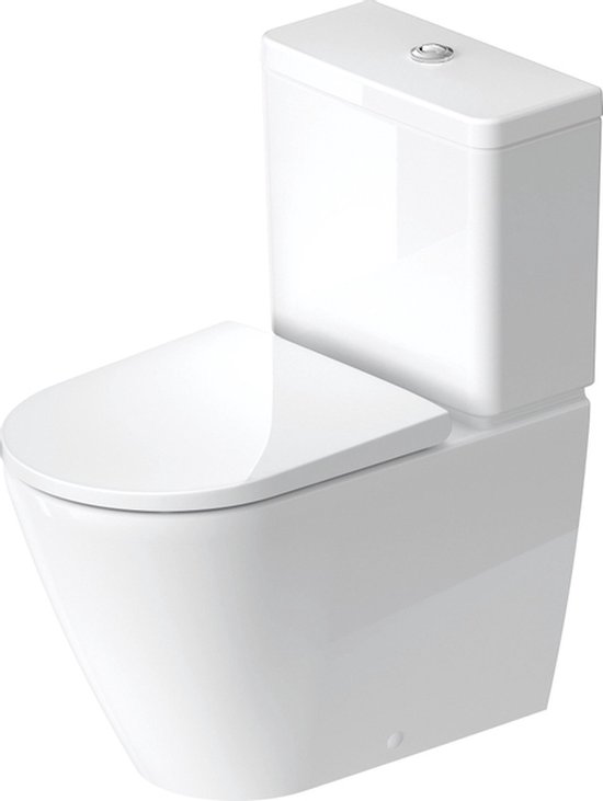 Duravit D-Neo staand toilet 37x65x40cm Zonder reservoir Glans | bol.com