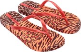 Ipanema Animale Print Slippers Dames - Orange - Maat 41/42