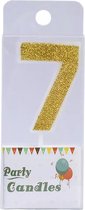 Cijferkaars Goud Glitter #7