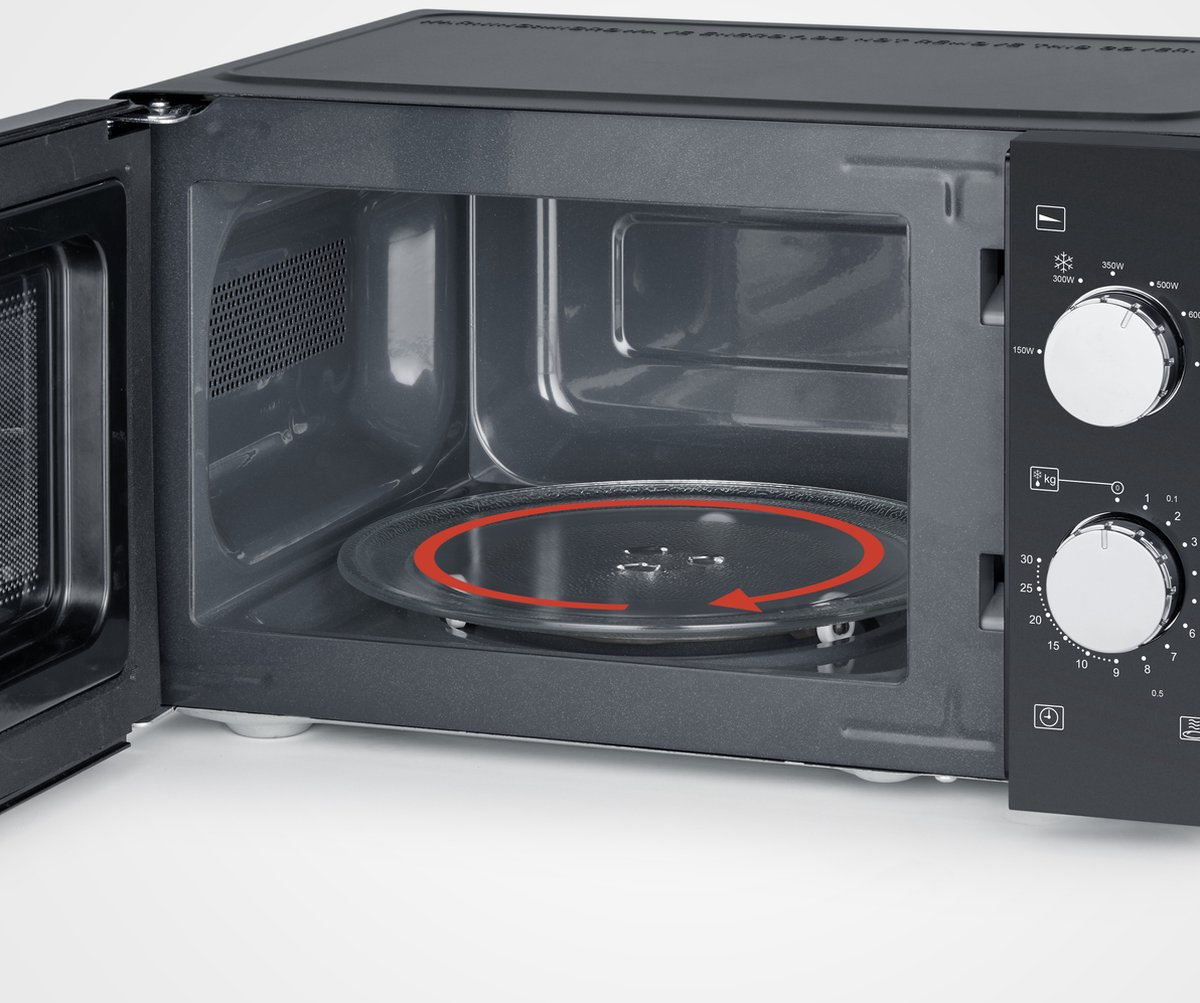 Severin MW 7886 - Solo magnetron - 17 Liter – 6 Vermogensstanden – Compact - Zwart — afbeelding 2