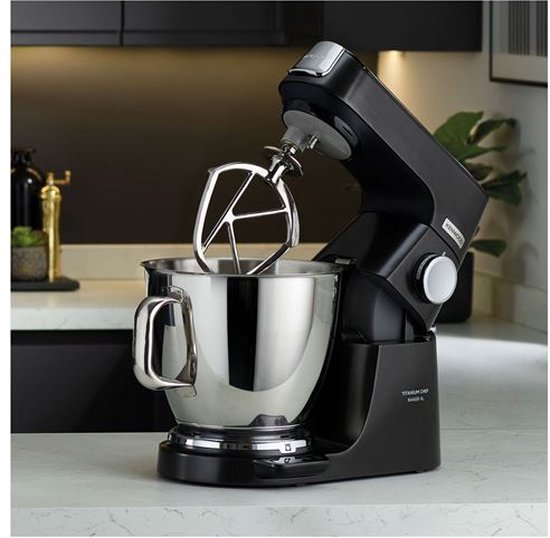 Kenwood KVL85.004BK mixer Staande mixer 1200 W Zwart, Roestvrijstaal van Kenwood — afbeelding 3