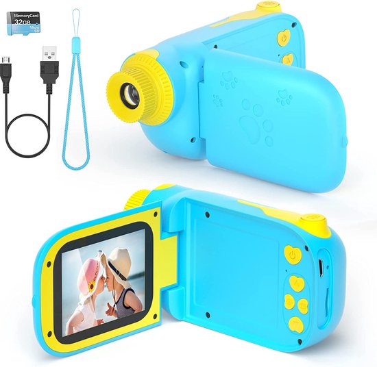 Gofunly Instant camera voor kinderen, 1080p digitale camera voor