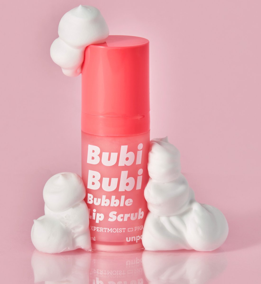 Unpa - Bubi Bubi Bubble Lip Scrub 10ml - Perfecte Liplook - Perfect Lip Look - Zachte Lippen - Soft Lips - Gladde Lippen - Smooth Lips - Exfoliator voor Lippen - Lip Verzorging - Lip Care