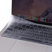 Siliconen Toetsenbord Cover voor 2022 MacBook Air 13.6" M2 A2681 Chip 2021 MacBook Pro 14" A2442 & 16" A2485 M1 Max/Pro Chip Toetsenbord Bescherming Accessoires - transparant