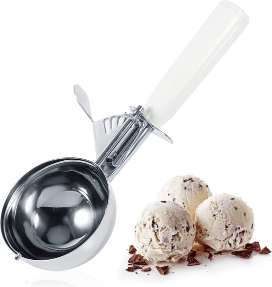 Saebye Cuillère à Glace Portionneur Avec Poignée Antidérapante - Robuste Lave-Vaisselle