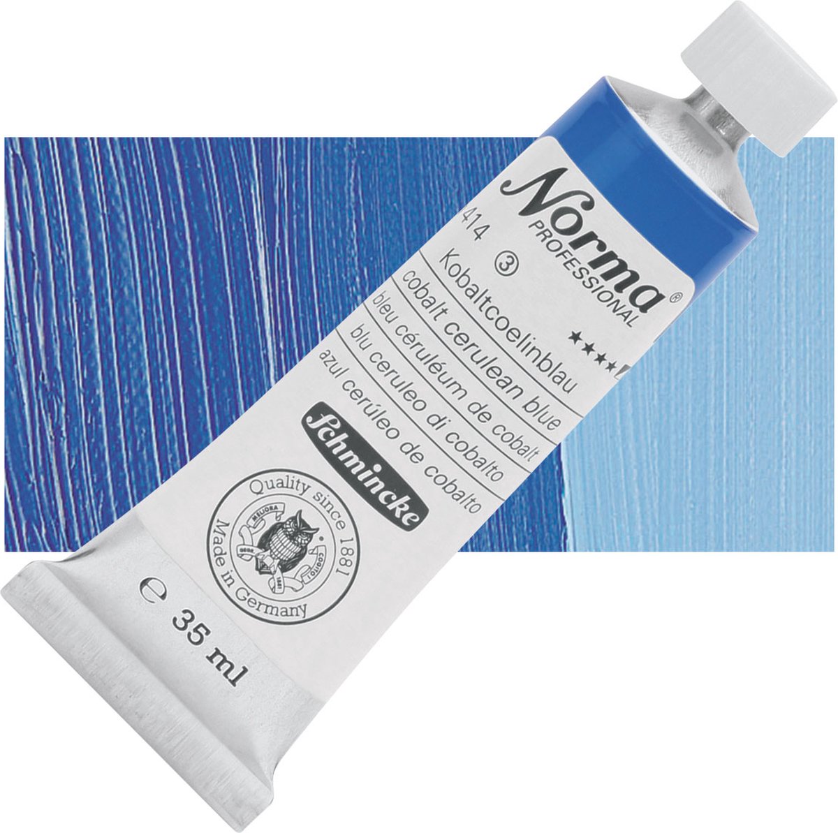 Schmincke Norma Professional Olieverf 35ml - Cobalt Cerulean Blue (414)