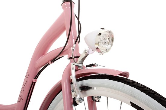Goetze mood damesfiets retro vintage holland city bike 28 inch 7 speed shimano lage instap mandje met vulling gratis - Goetze