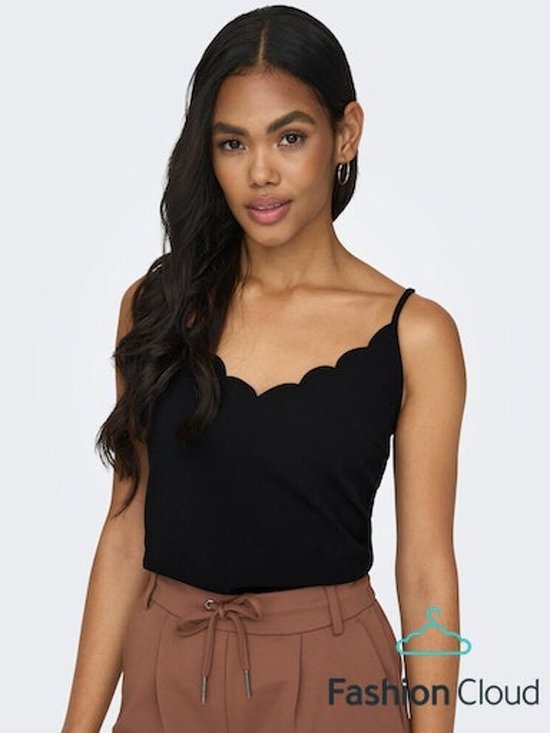 ONLY Petite ONLNESSA SHORT BUTTON - Top - dark blue/donkerblauw