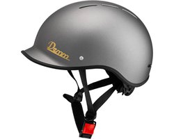 DEMM E-Rider Fietshelm - M - Geschikt voor Elektrische Fiets, Elektrische Step en Fatbike - Mat Titanium