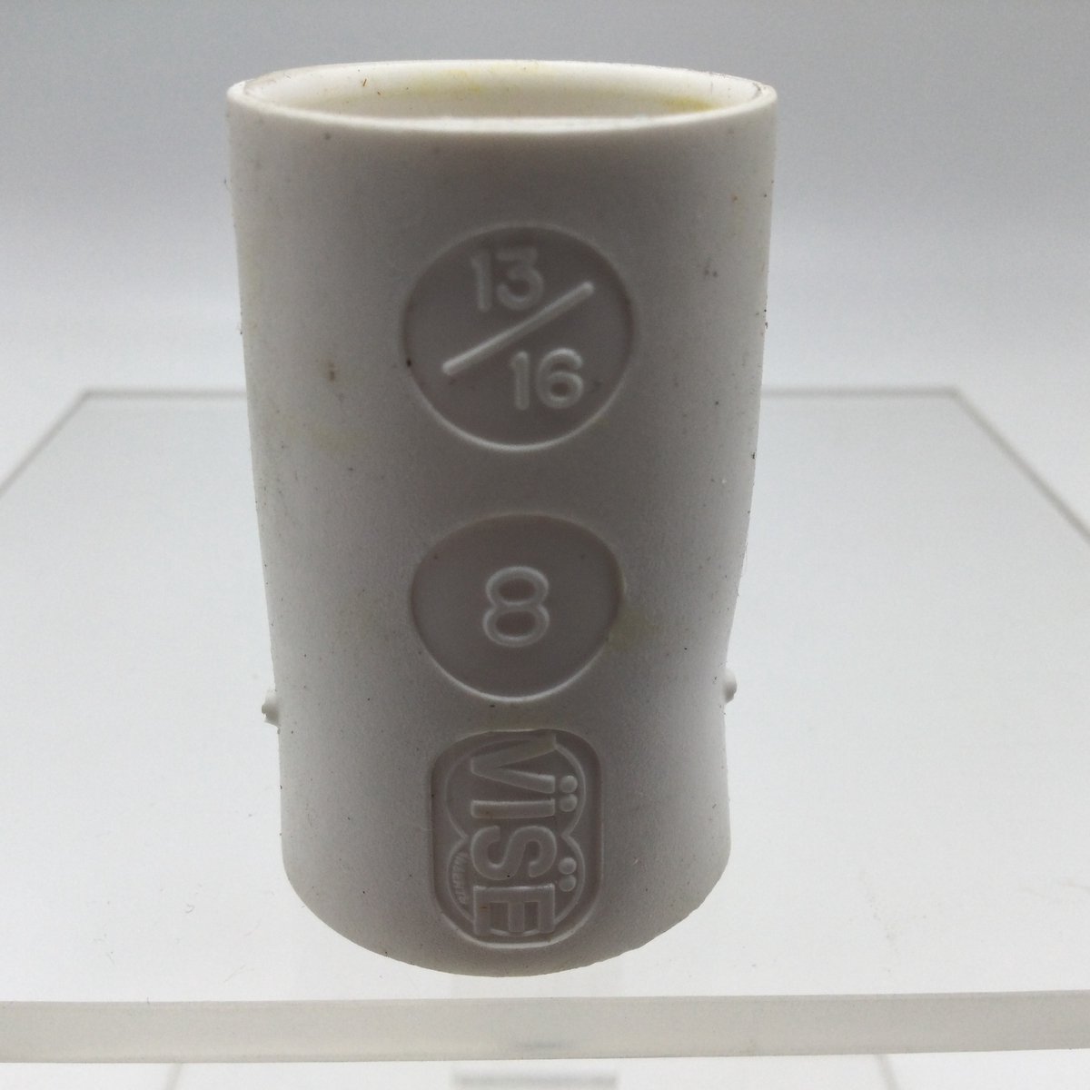 Bowling Bowlingbal vinger inserts, per 2 stuks, 'Vise powerlift / oval-grip inserts' , naar keuze powerlift of oval-grip, kleur wit, maat 13/16 , nr. 8, boormaat 31/32