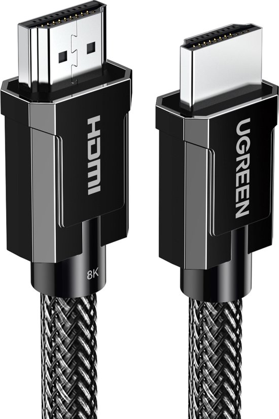 Ugreen HD135 - HDMI 2.1 Kabel - 8K 60Hz & 4K 120Hz - 48Gbps - 3 Meter - Zwart