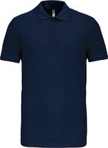 Herenpolo 'Mike' korte mouwen shirt Donkerblauw - XXL