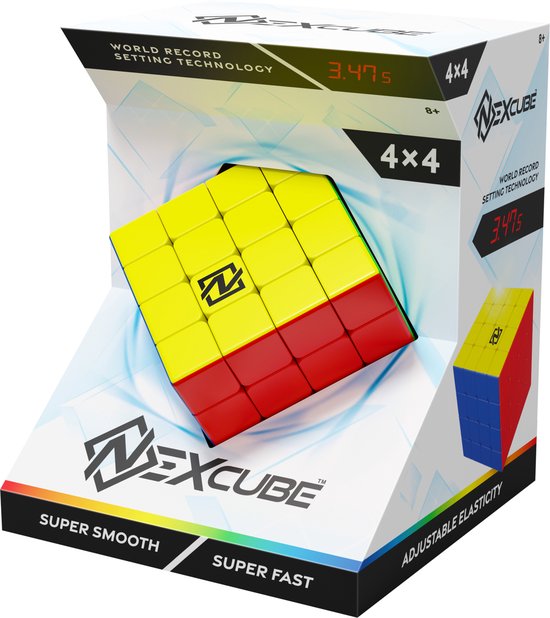 Nexcube 4x4 Stackable - Puzzelkubus - Speedcube - De snelste