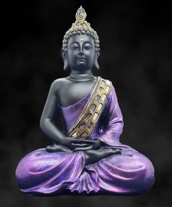 Boeddha beeldje binnen Thaise Boeddha beeld 28cm