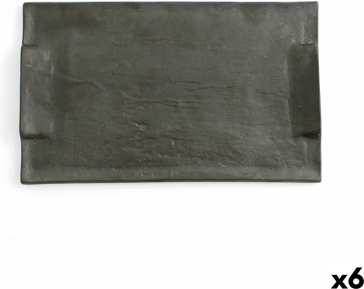 LACOR Plateau Rond, Ardoise, Noir Cendré, 30 Cm