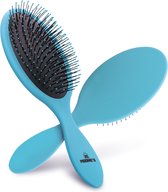 MOONIE'S® Anti Klit Haarborstel - Rond - Blauw